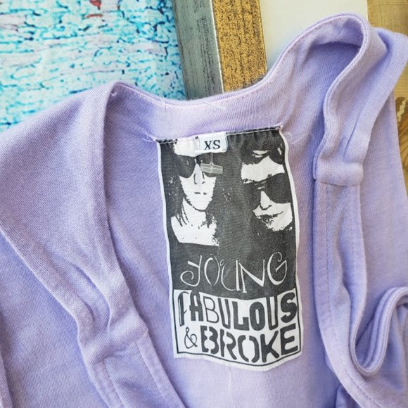 Young Fabulous & Broke Ombre Open Back Tank Top XS - Picture 9 of 9